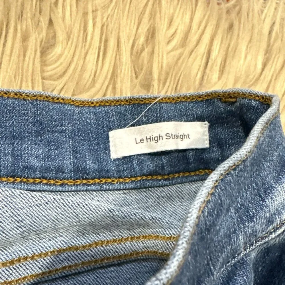 Frame le high straight jeans size 27 - Picture 3 of 5